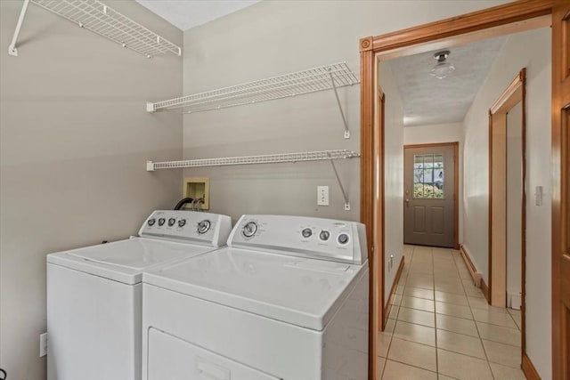 12 Coombs Cir, Newburyport, MA 01950 - laundry area featuring independent washer and dryer and light tile patterned floors