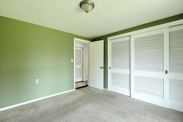 622 Pike Ave, Attleboro, MA 02703 - unfurnished bedroom with baseboards, carpet flooring, and a closet
