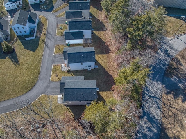 birds eye view of property featuring a residential view