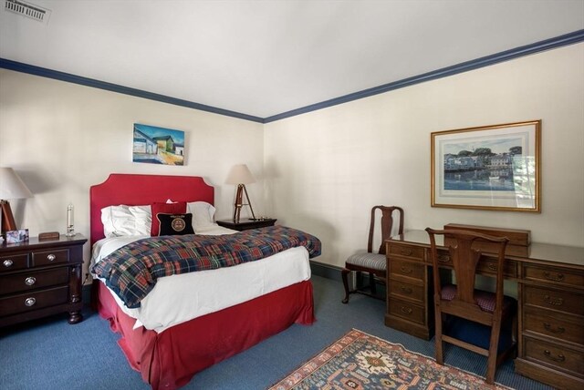 26 Longmeadow Dr, Westwood, MA 02090 - bedroom featuring carpet flooring and crown molding