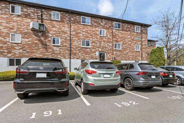 view of uncovered parking lot