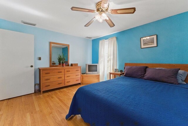 31 Fallston St, Springfield, MA 01119 - bedroom featuring light wood finished floors and a ceiling fan