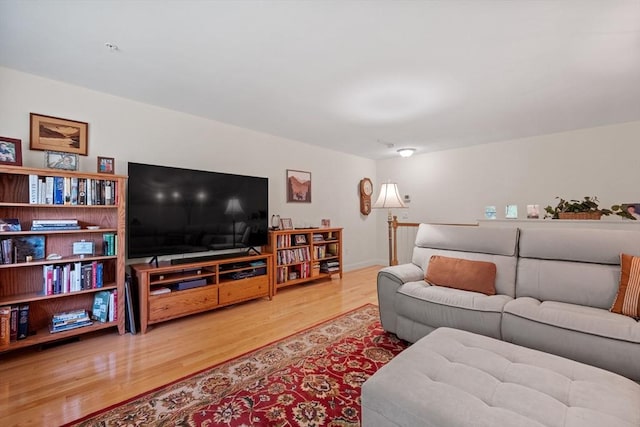 31 Shaker Hill Rd Unit 31, Hooksett, NH 03106 - living room featuring wood finished floors and baseboards