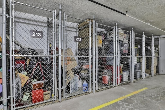 view of storage room