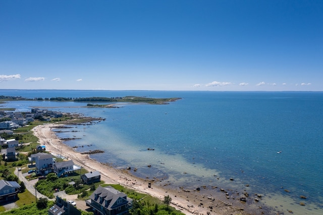 property view of water with a view of the beach