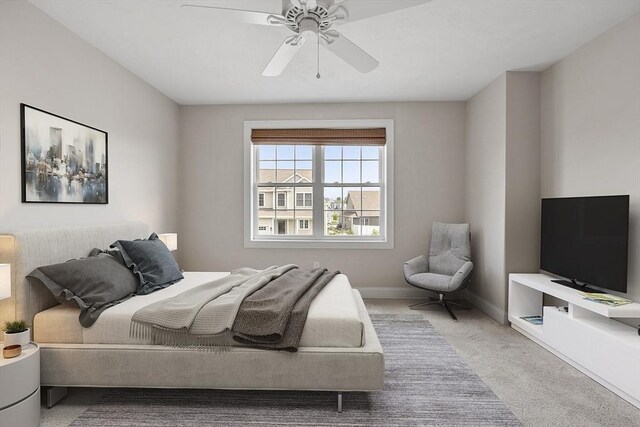 16 Dean Ln Unit 16, Littleton, MA 01460 - bedroom featuring carpet floors, baseboards, and ceiling fan