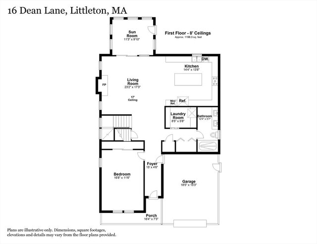 16 Dean Ln Unit 16, Littleton, MA 01460 - room layout