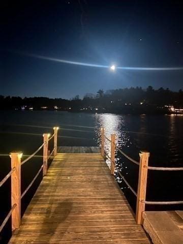 80 Populatic St, Franklin, MA 02038 - dock area featuring a water view
