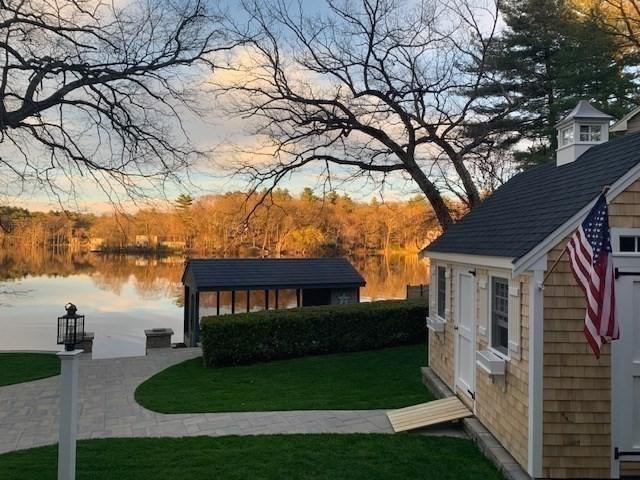 80 Populatic St, Franklin, MA 02038 - view of outdoor structure featuring a water view