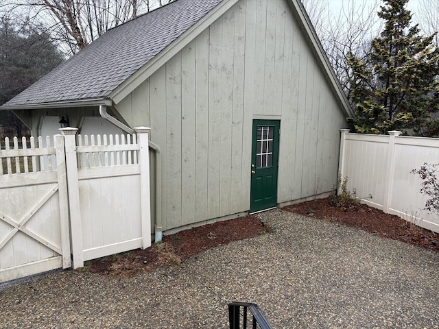 view of outbuilding