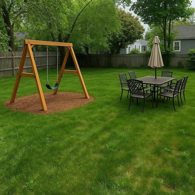 86 Seabrook Rd, Barnstable, MA 02601 - view of yard with a playground