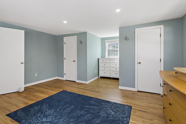 50 Deerfield Rd, Barnstable, MA 02655 - unfurnished bedroom featuring recessed lighting, baseboards, and wood finished floors