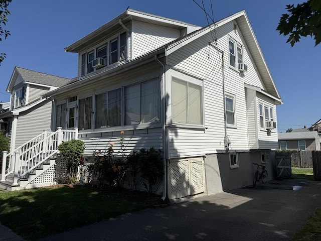 118 Colby Rd, Quincy, MA 02171 - view of home's exterior with cooling unit