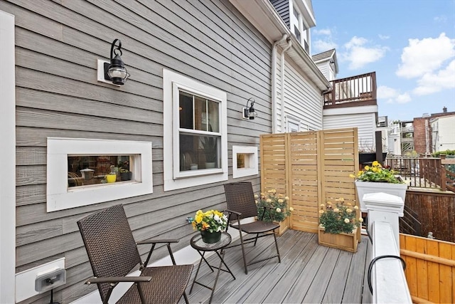 view of deck