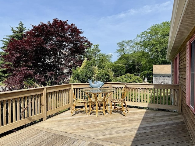 3 Teal Cir, Fairhaven, MA 02719 - deck featuring outdoor dining space