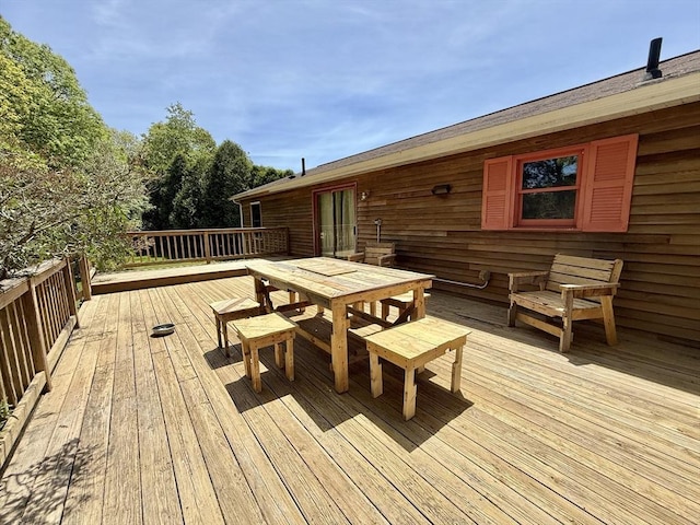 3 Teal Cir, Fairhaven, MA 02719 - deck featuring outdoor dining area