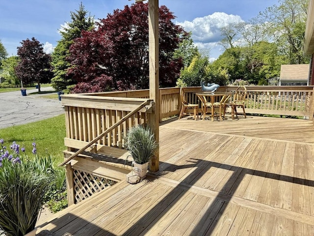 3 Teal Cir, Fairhaven, MA 02719 - view of wooden deck