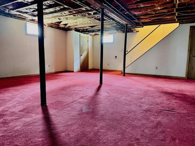 3 Teal Cir, Fairhaven, MA 02719 - below grade area with healthy amount of natural light and carpet