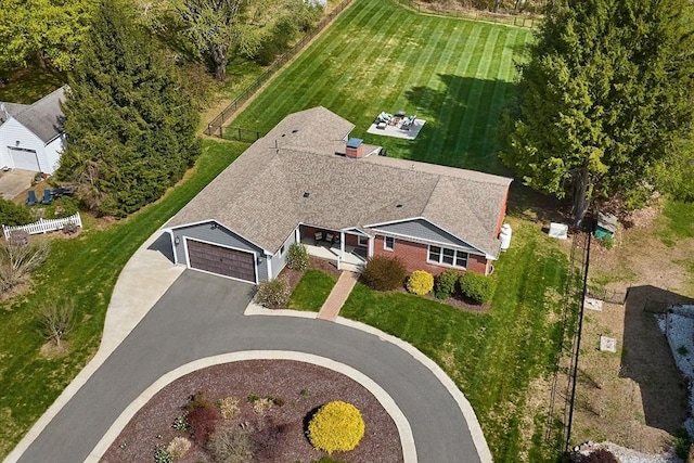 drone / aerial view