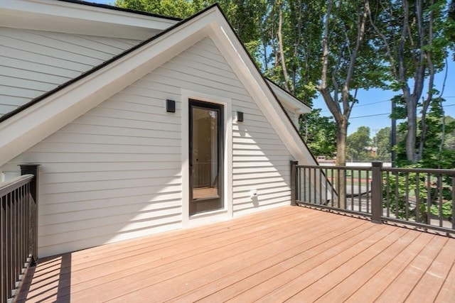 216 Aspinwall Ave, Brookline, MA 02446 - view of wooden deck