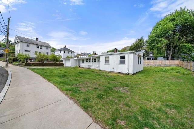 10 Gretter Rd, Boston, MA 02132 - view of front facade with a residential view and a chimney