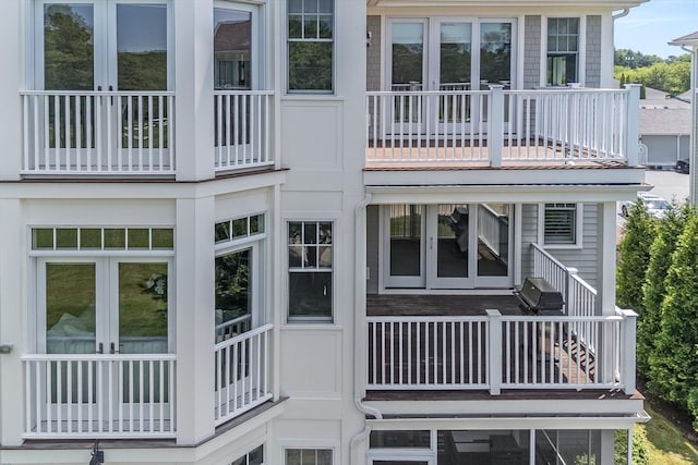 66 Simons Unit C, Mashpee, MA 02649 - back of property with french doors
