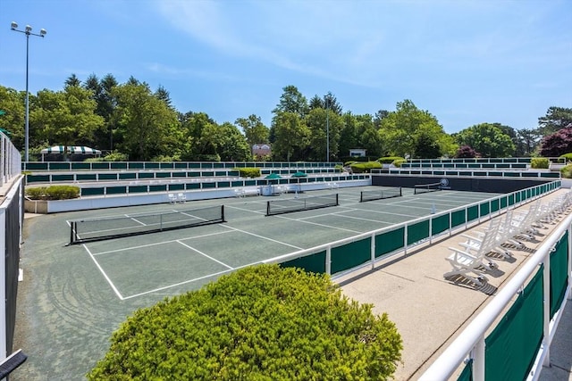 66 Simons Unit C, Mashpee, MA 02649 - view of tennis court with view of scattered trees