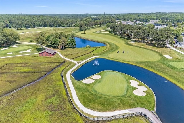 66 Simons Unit C, Mashpee, MA 02649 - aerial view of property and surrounding area featuring a large body of water and a local golf course