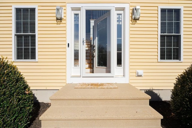 view of entrance to property