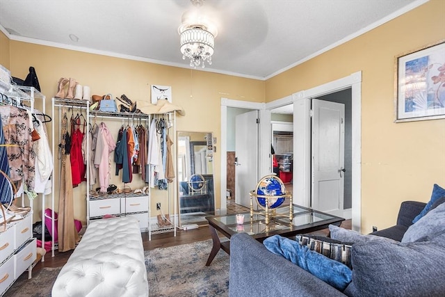 369-371 Mill St, New Bedford, MA 02740 - spacious closet with dark wood finished floors