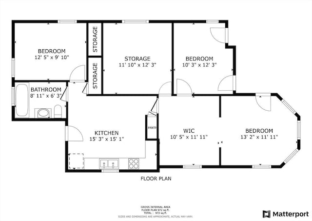 369-371 Mill St, New Bedford, MA 02740 - home floor plan