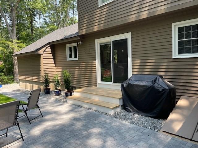 view of patio with grilling area