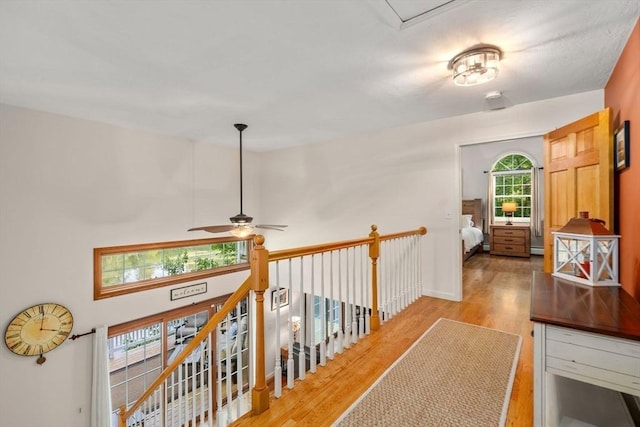 72 S Shore Dr, Sturbridge, MA 01566 - hallway featuring wood finished floors and baseboard heating