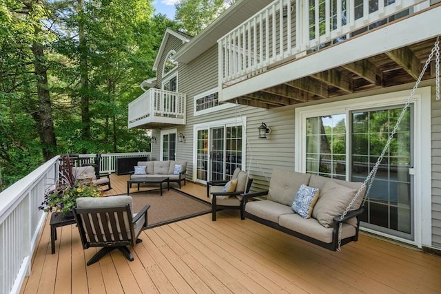 72 S Shore Dr, Sturbridge, MA 01566 - deck featuring an outdoor hangout area