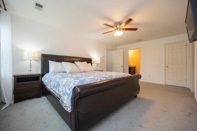 7 Willow Brook Ln, Blackstone, MA 01504 - bedroom with light colored carpet, baseboards, and ceiling fan