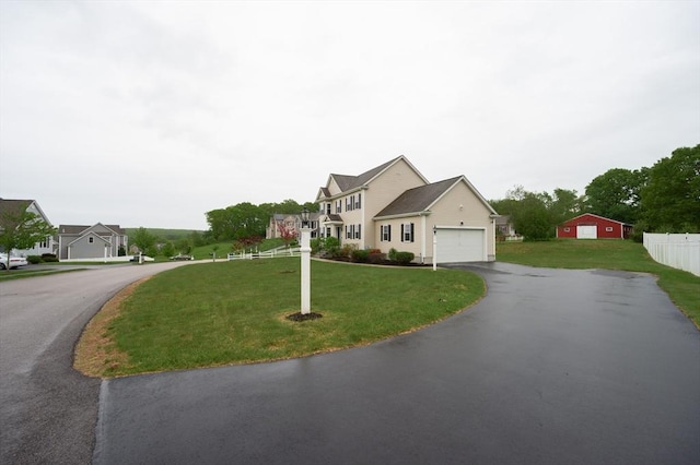 7 Willow Brook Ln, Blackstone, MA 01504 - view of front of house featuring asphalt driveway, an attached garage, and a residential view
