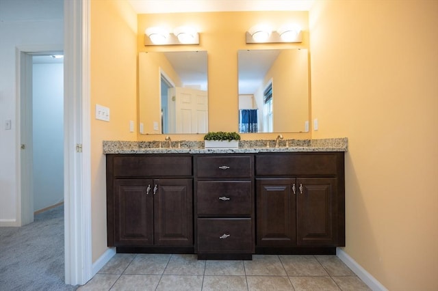 7 Willow Brook Ln, Blackstone, MA 01504 - bathroom featuring double vanity and baseboards
