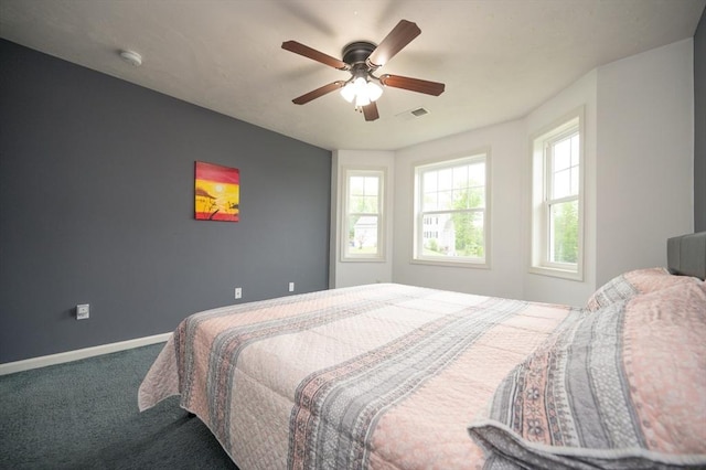 7 Willow Brook Ln, Blackstone, MA 01504 - carpeted bedroom featuring baseboards and a ceiling fan