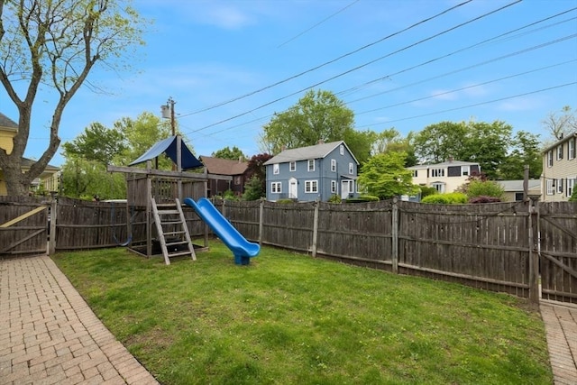 518 Washington St, Winchester, MA 01890 - view of yard with a residential view and a playground