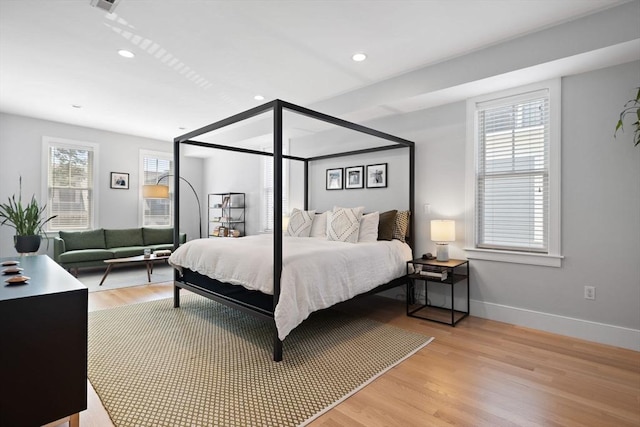 424-430 W 4th St Unit 428, Boston, MA 02127 - bedroom with light wood-style floors and recessed lighting