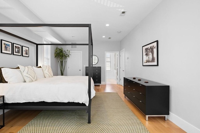 424-430 W 4th St Unit 428, Boston, MA 02127 - bedroom with light wood-style flooring and recessed lighting