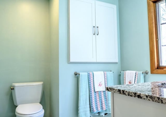 bathroom featuring toilet