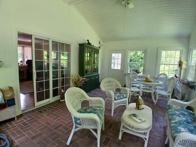 100 D Dr, Westport, MA 02790 - sunroom / solarium with french doors and lofted ceiling