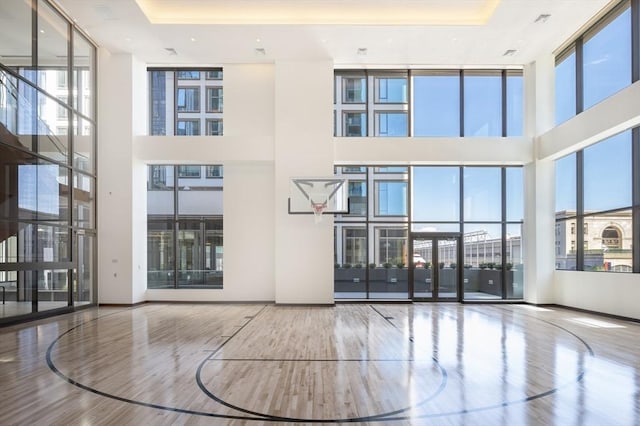 view of basketball court with community basketball court