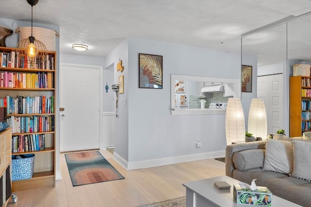 12 Pond Ln Unit 65, Arlington, MA 02474 - living room featuring wood finished floors and baseboards