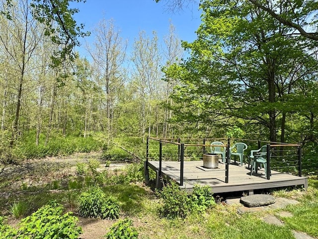 187 Plain Rd, Greenfield, MA 01301 - view of yard with a deck