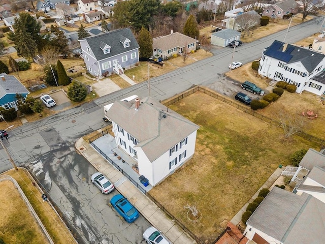 bird's eye view featuring a residential view