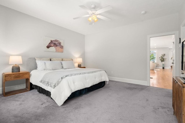 15 Boydes Xing Unit 13, Norfolk, MA 02056 - bedroom featuring carpet flooring, baseboards, and a ceiling fan