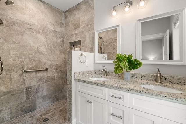 15 Boydes Xing Unit 13, Norfolk, MA 02056 - bathroom with a walk in shower and double vanity