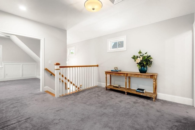 15 Boydes Xing Unit 13, Norfolk, MA 02056 - corridor featuring an upstairs landing, carpet floors, and baseboards